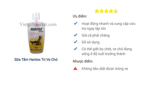 Sữa tắm Hantox có giá bán 50k/lọ