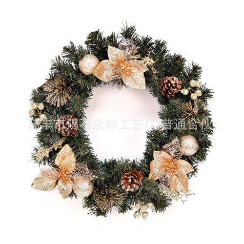 Vòng hoa trang trí Noel loại 40 - 35 - 30 - 25cm